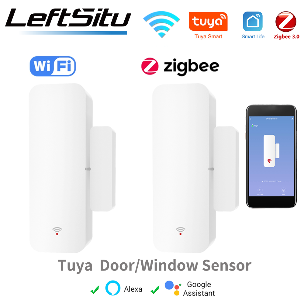 Smart Home Features - Tuya WiFi Zigbee3.0 ドア窓センサー スマートホーム開閉検知器 窓センサーは