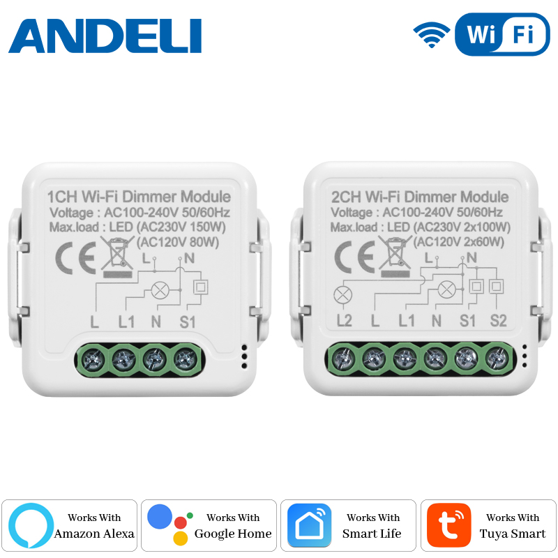 Smart Home Sistem - DIY Wifi スマート調光スイッチモジュール Tuya/Smartlife APP リモートコントロール