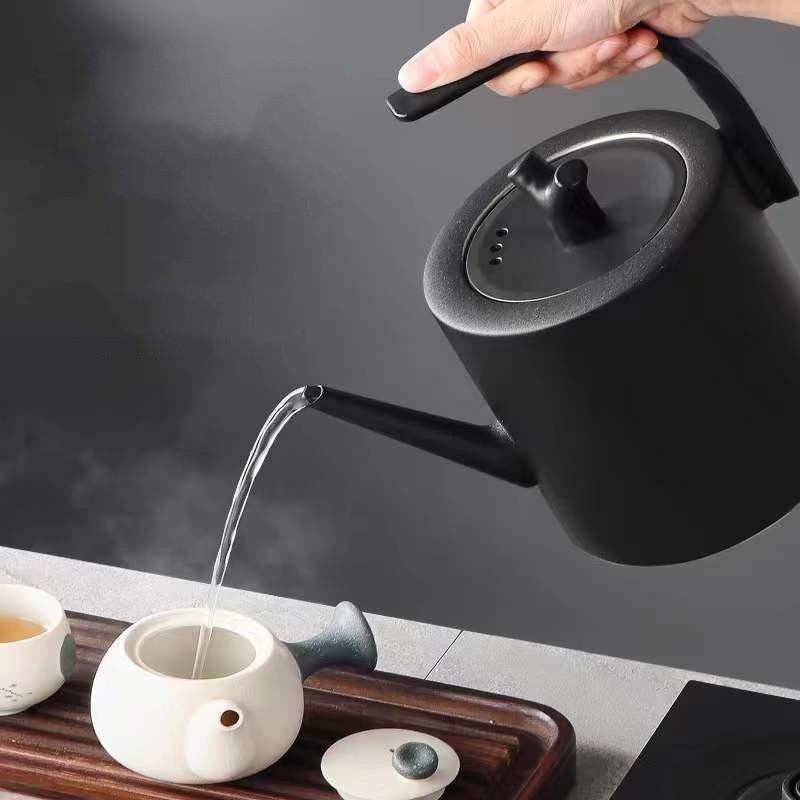 Home Smart Kettle - スマートホーム電気ケトル、長口コーヒーポット、304ステンレス鋼、温度制御、電気ティーケトル、220v、1000ml