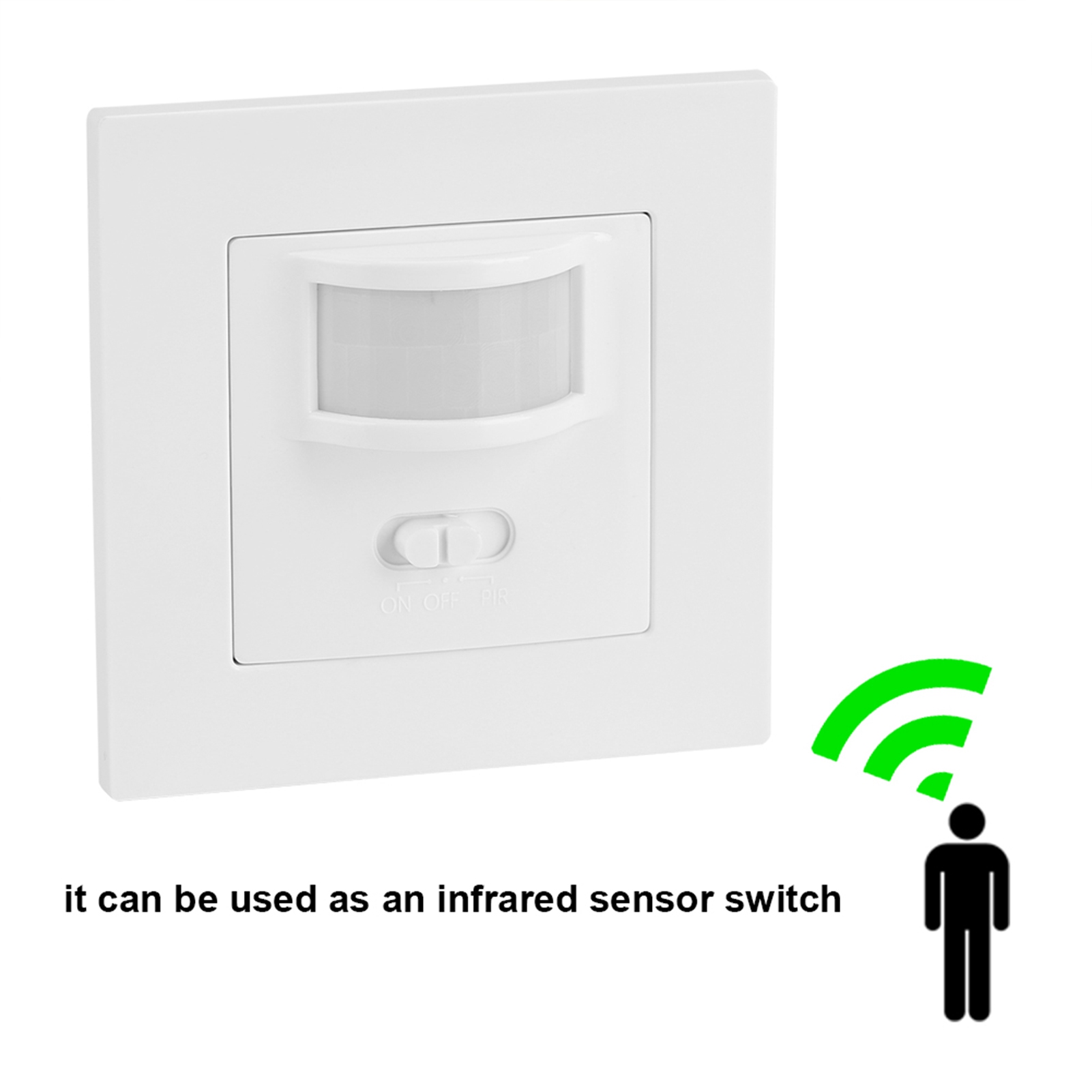 Voice Control Light Bulb - AC 110V‑240V 赤外線 PIR モーションセンサー 埋め込み式壁ランプ