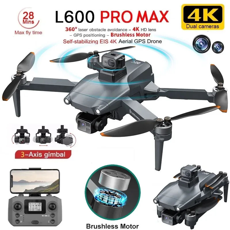 Smart Home Camera - L600 プロマックス GPS ドローンプロフェッショナル 4K 3