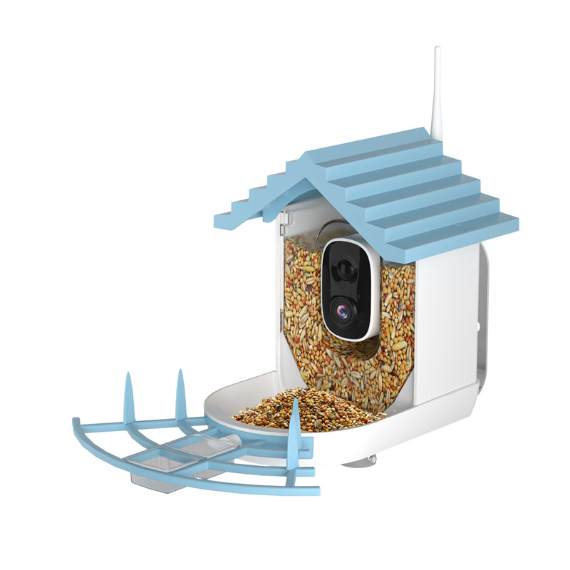 Smart Home Camera - ソーラー低電力家庭用森林鳥類観察器 カメラ付き スマートAIによる鳥種識別機能搭載