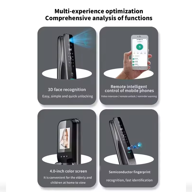 HX5スマートドアロック 3D顔認証 WiFiデジタル電子錠 - Smart Home Camera のレビューと価格