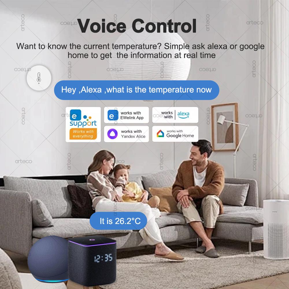 Zigbee 温度と湿度センサースマートホーム温度計湿度計ア - Smart Home Energy Monitor のレビューと価格