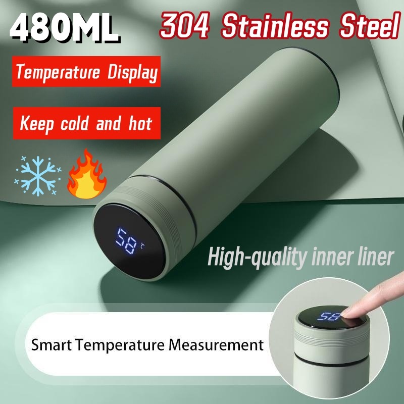 500 ミリリットルスマートウォーターボトルステンレス鋼魔法 - Home Smart Kettle のレビューと価格