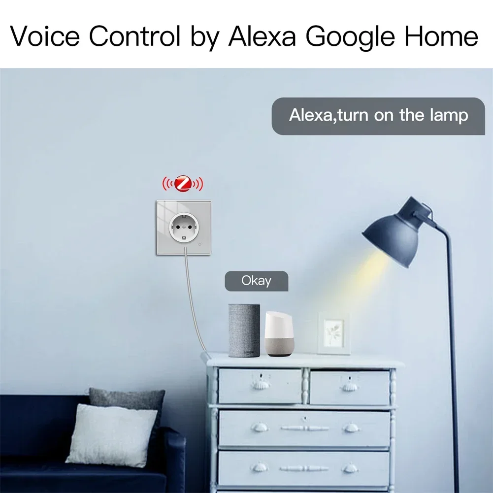 Moes ZigBee 壁ソケット WIFI スマート ガラ - Smart Home Energy Monitor のレビューと価格