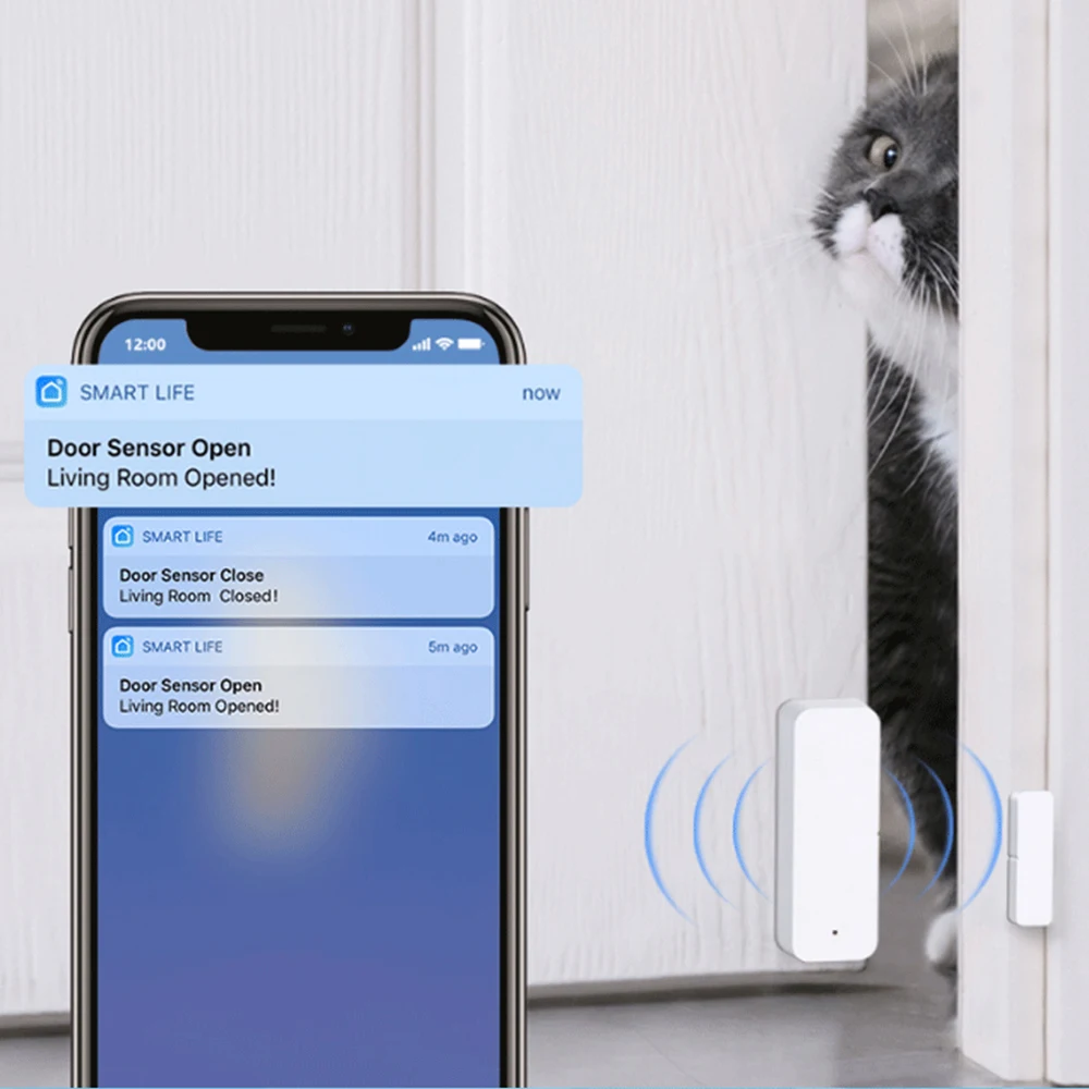 Tuya WiFi Zigbee3.0 ドア窓センサー スマ - Smart Home Features のレビューと価格