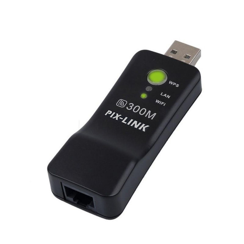 PIXLINK ワイヤレス USB ユニバーサル 300Mb - Smart Home Network Rack のレビューと価格