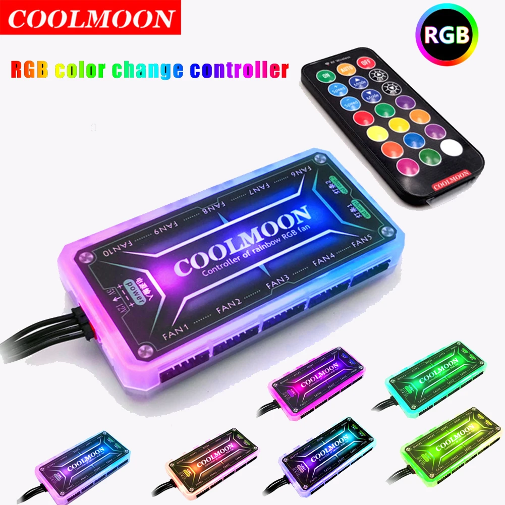 Coolmoon-インテリジェントリモコン,PCケース,ar - Smart Home Gadgets のレビューと価格