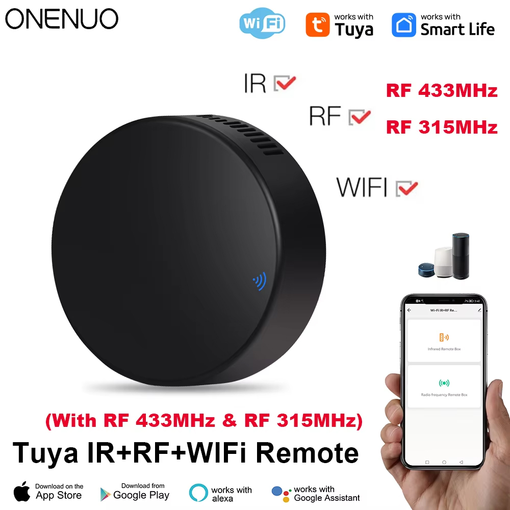 Tuya WiFi RF IR リモコン 433MHz/31 - Smart Home Features のレビューと価格