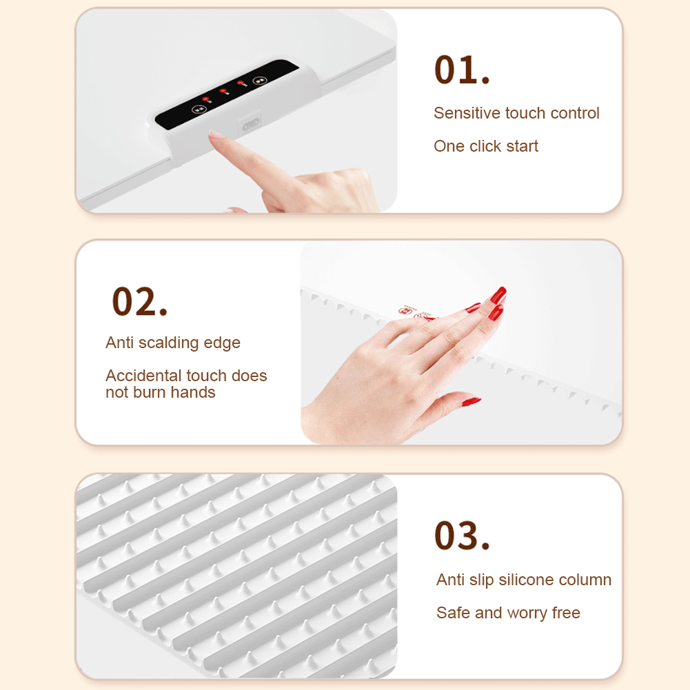 シリコン製折りたたみ式急速加熱フードウォーマー 220V 家 - Smart Home Tools のレビューと価格