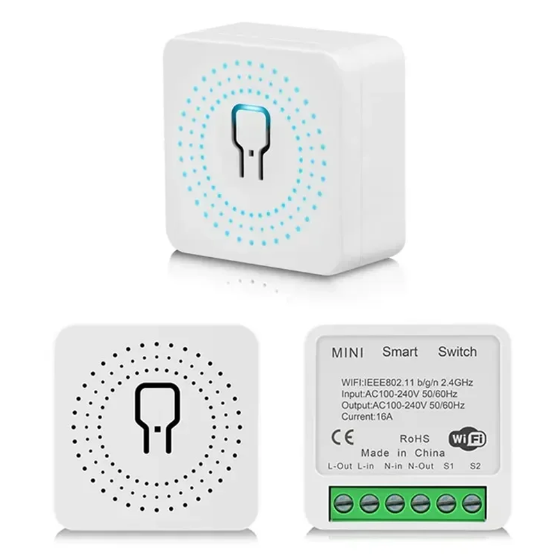 16A Tuya WiFiスマートスイッチ、2ウェイ制御、エ - Smart Home Energy Monitor のレビューと価格