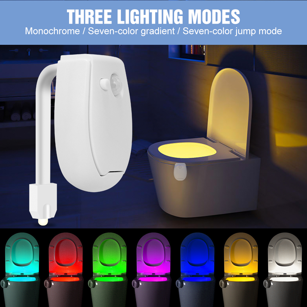 2パックLEDトイレランプスマート便器シートバックライト常夜 - Voice Control Light Bulb のレビューと価格