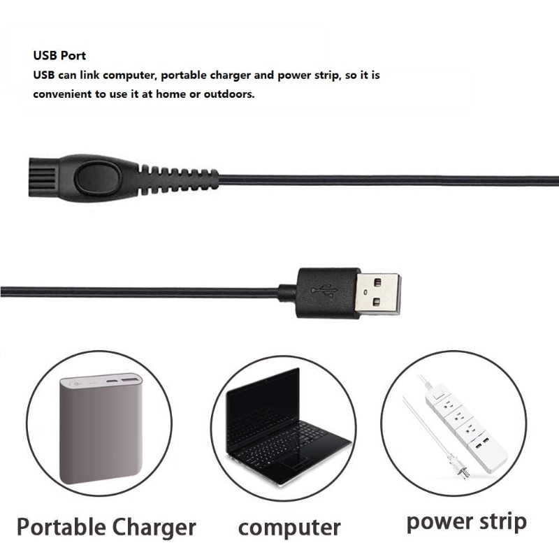 5V/15V充電ケーブル、電気シェーバーひげトリマー充電コー - Smart Home Philips のレビューと価格