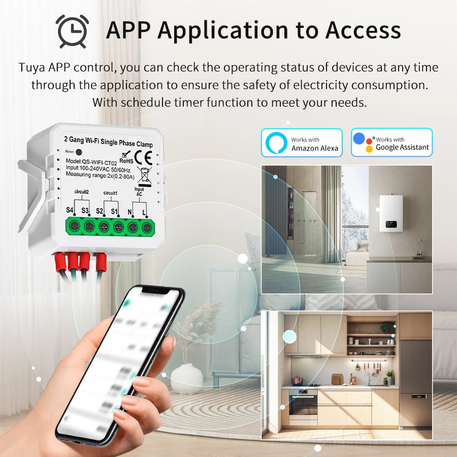 Tuya スマート WiFi 太陽光発電エネルギーメーター  - Smart Home Energy Monitor のレビューと価格