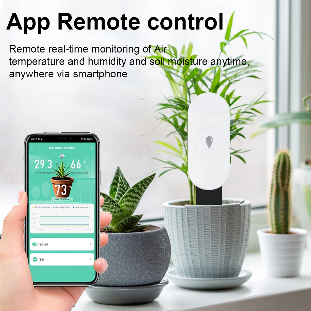Tuya Zigbee 温度湿度水分検出器スマート土壌テスタ - Smart Home Energy Monitor のレビューと価格