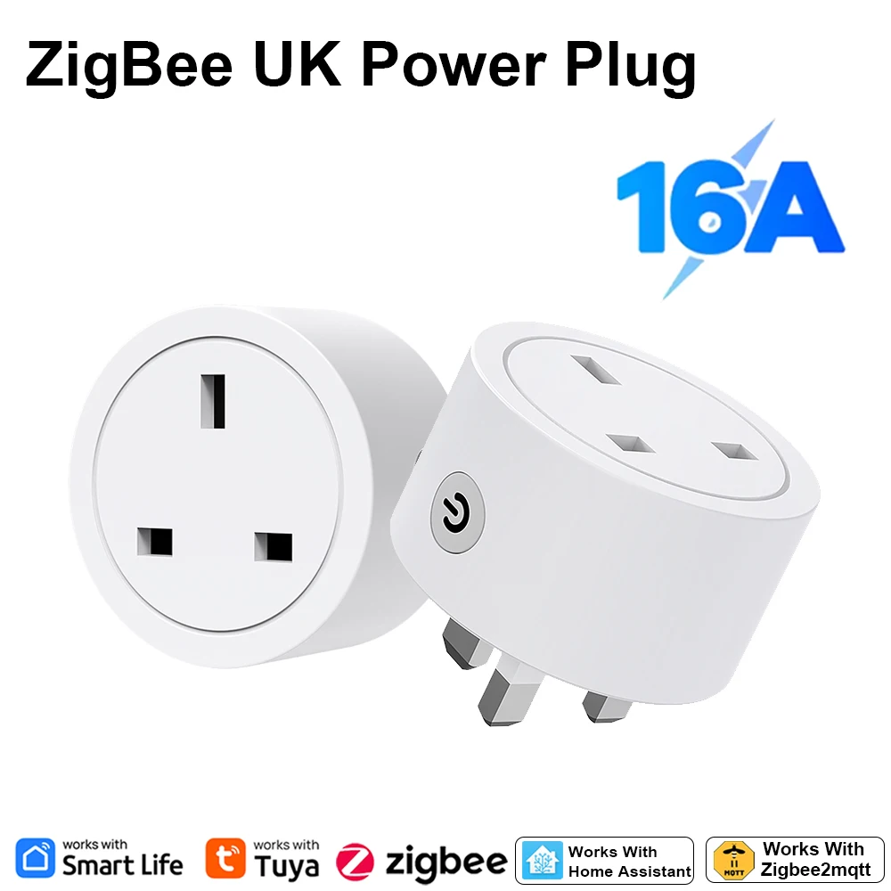 Zigbeeスマートプラグ 16A イギリス規格コンセント  - Smart Home Energy Monitor のレビューと価格