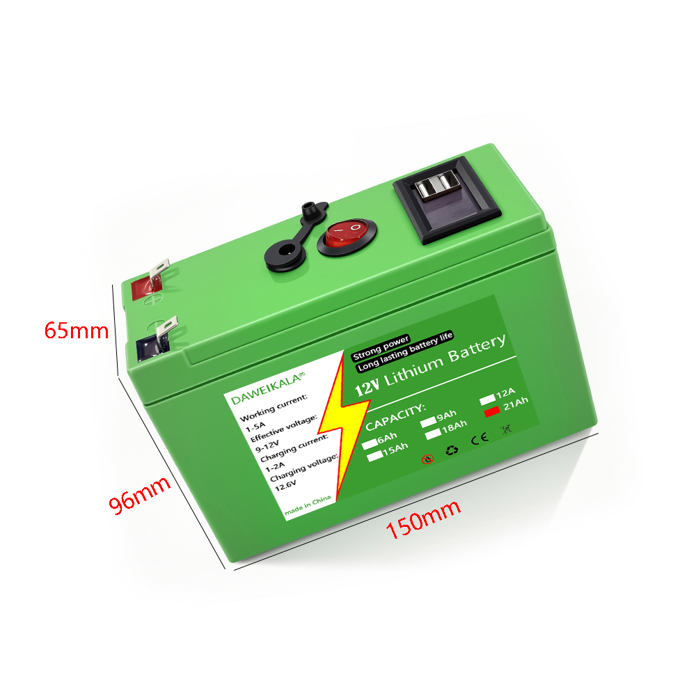 12V バッテリー 9Ah-21Ah 18650 リチウム充 - Smart Home Interior のレビューと価格