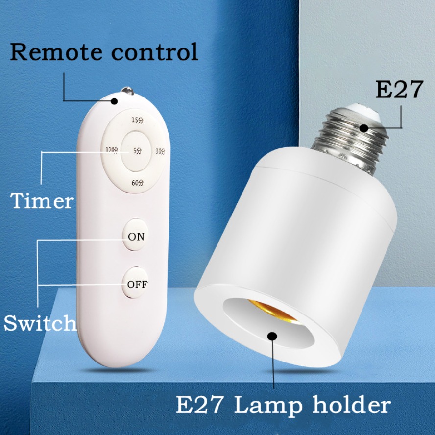 E27 スマートワイヤレスリモコン電球ソケットタイマースイッ - Voice Control Light Bulb のレビューと価格