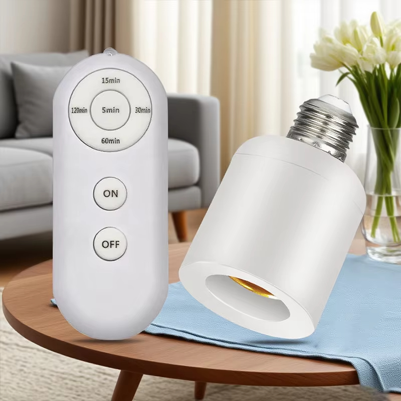E27 スマートワイヤレスリモコン電球ソケットタイマースイッ - Voice Control Light Bulb のレビューと価格