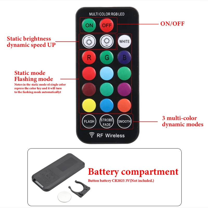 2 ピース/セット RGB LED T10 W5W 電球リモ - Voice Control Light Bulb のレビューと価格