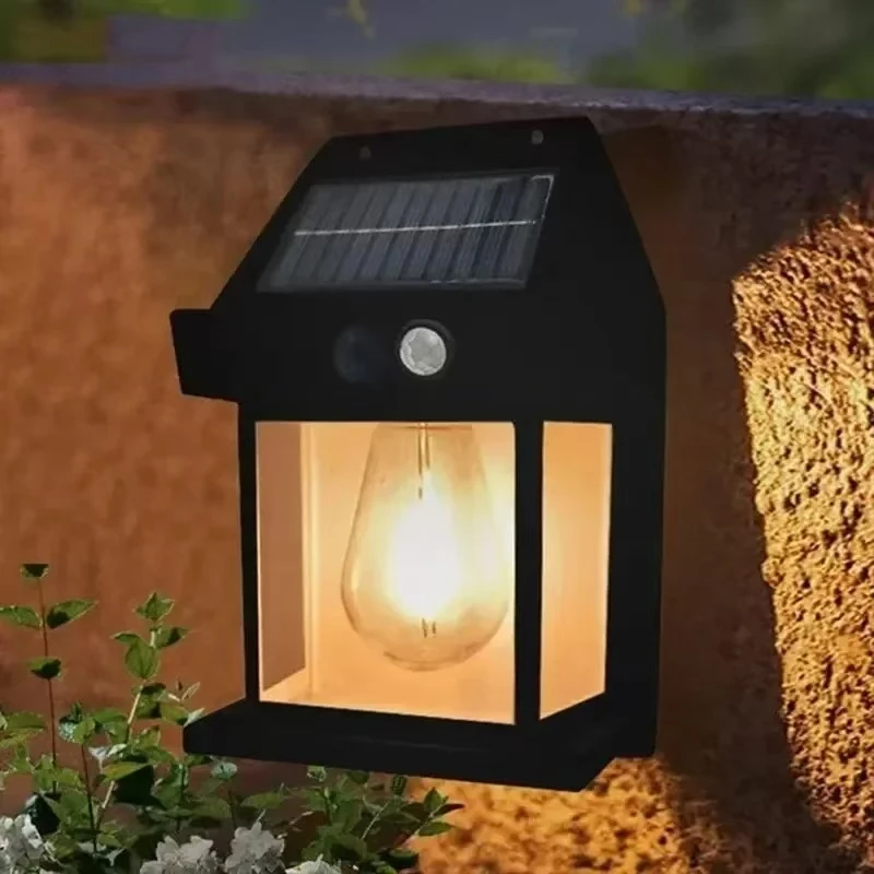 屋外ソーラータングステンウォールライト、モーションセンサー付 - Voice Control Light Bulb のレビューと価格