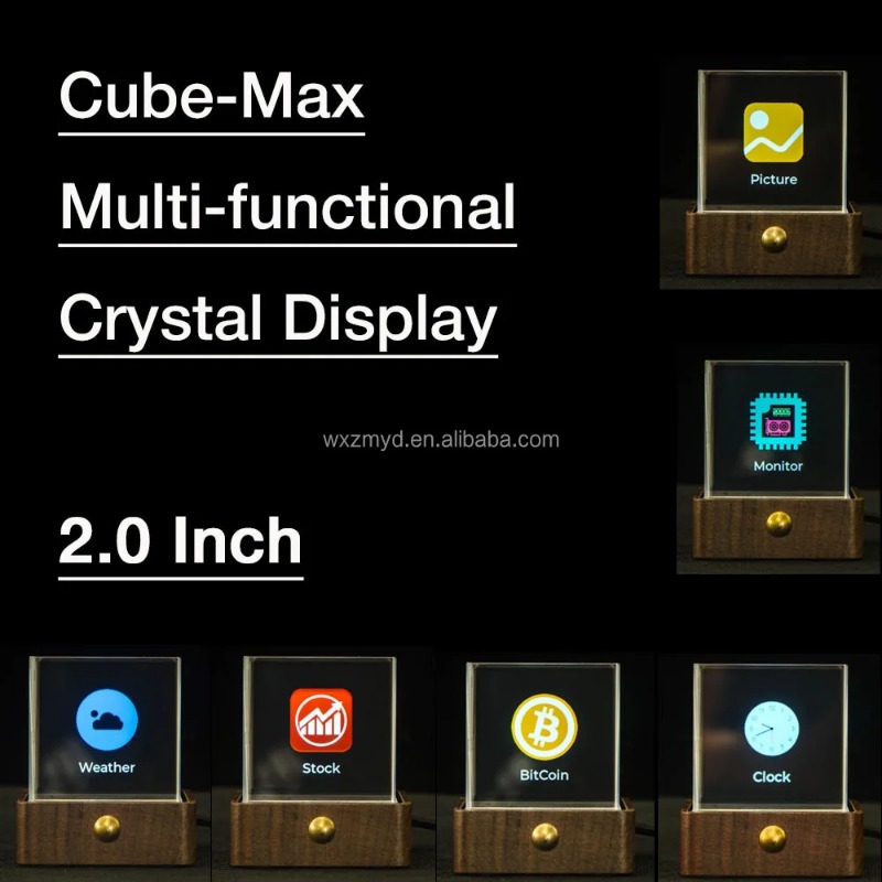 スマートホログラム大型時計 ホログラフィック電子画像キューブ - Smart Home Network Rack のレビューと価格