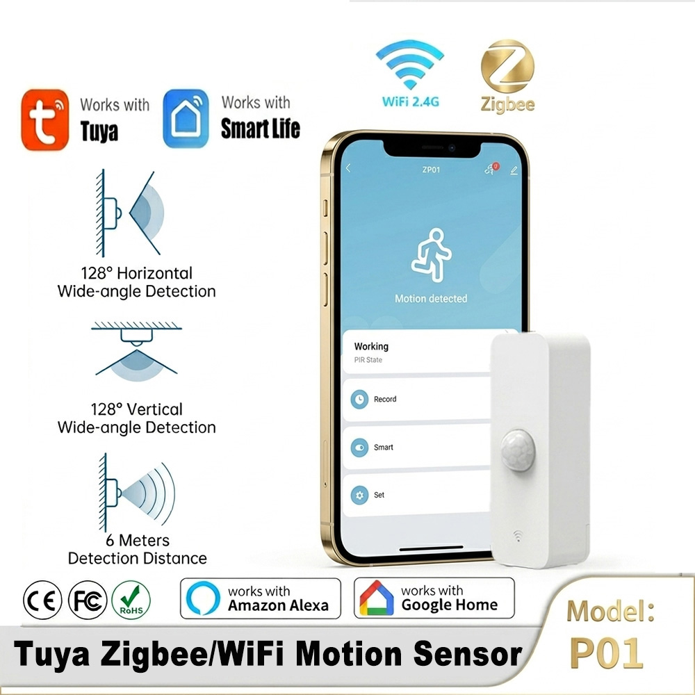 スマートPIRモーションセンサー WiFi Zigbee人感 - Smart Home Features のレビューと価格