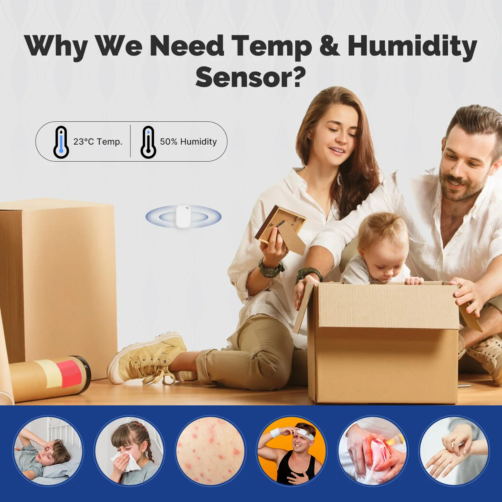 MOES Tuya Zigbee スマート温度湿度センサー  - Smart Home Energy Monitor のレビューと価格
