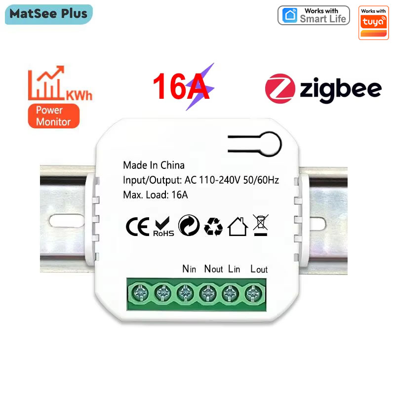 TuyaSmartZigBee電力量計KWhタイマー110V - Smart Home Plus のレビューと価格