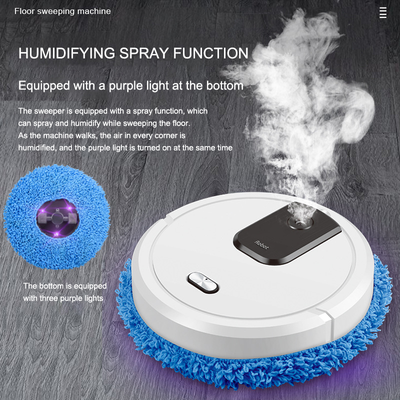 新しいスマート掃除とモップロボット掃除機乾湿両用モップ充電式 - Smart Home Gadgets のレビューと価格