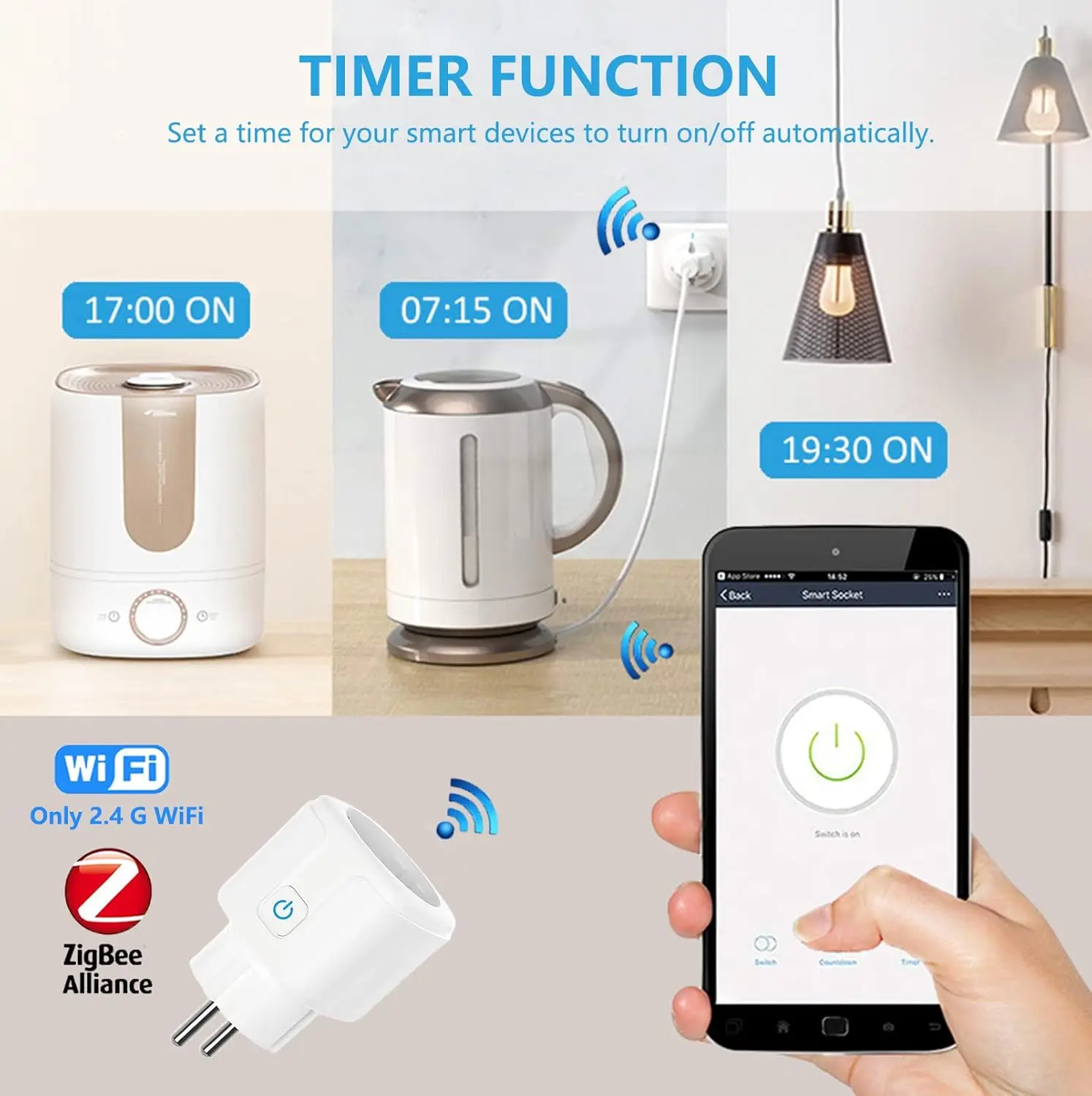 ZigBee EU プラグ 16A/20A スマートプラグ  - Smart Home Energy Monitor のレビューと価格