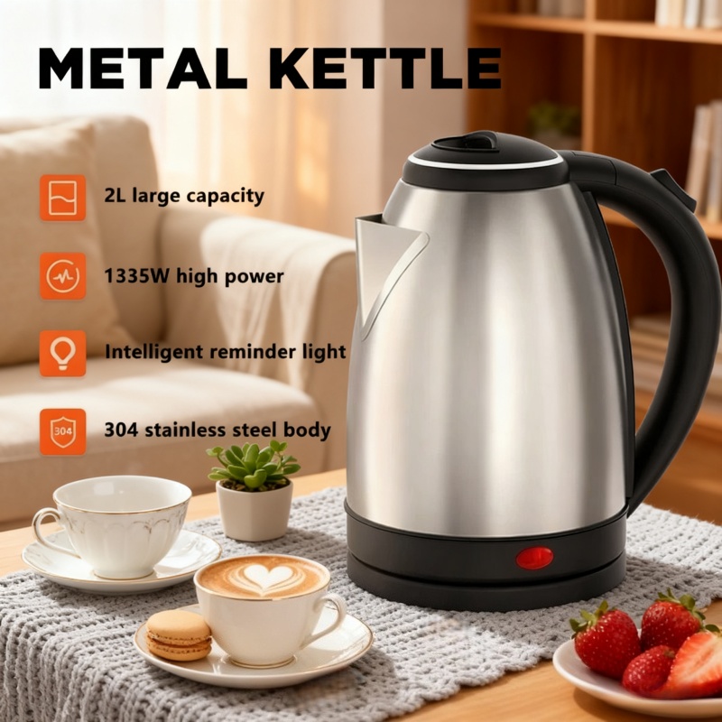 スマート電気ケトル 1500W ハイパワー急速沸騰 ポータブ - Home Smart Kettle のレビューと価格