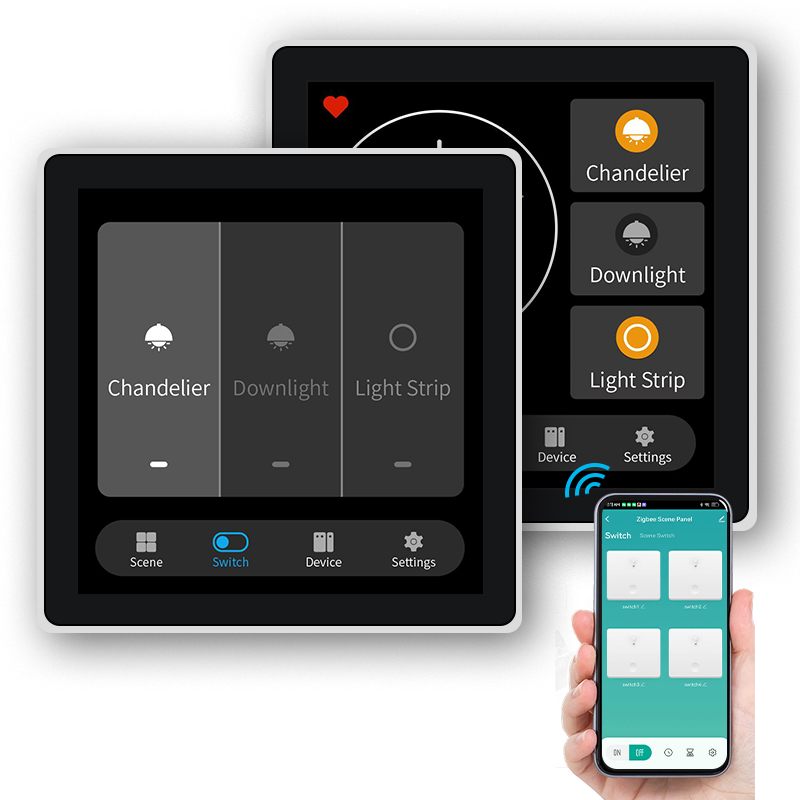 FUERS 4 インチタッチスクリーン多機能スマート壁スイッ - Smart Home Features のレビューと価格
