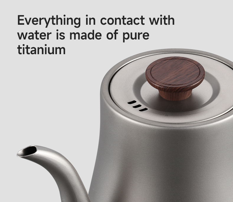 モダンスタイル純チタン電気ケトル スマートホーム対応 急速沸 - Home Smart Kettle のレビューと価格