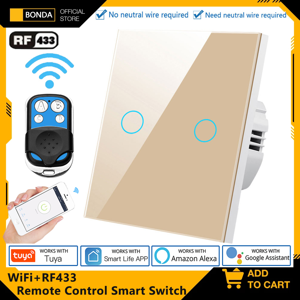 Tuya EU WiFi + RF433 スマートリモコンス - Smart Home Sistem のレビューと価格