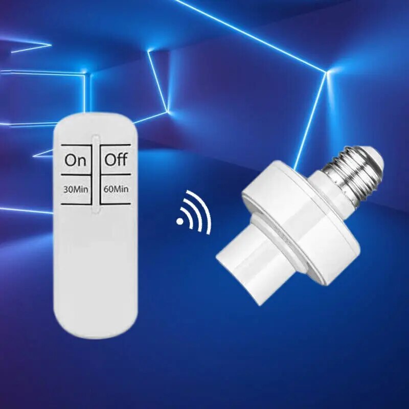E27 LEDランプ RF 433MHz スマートリモコン  - Voice Control Light Bulb のレビューと価格