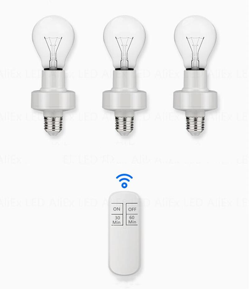 E27 LEDランプ RF 433MHz スマートリモコン  - Voice Control Light Bulb のレビューと価格